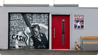 Eingang zum Johnny Cash Museum in Riedlingdorf