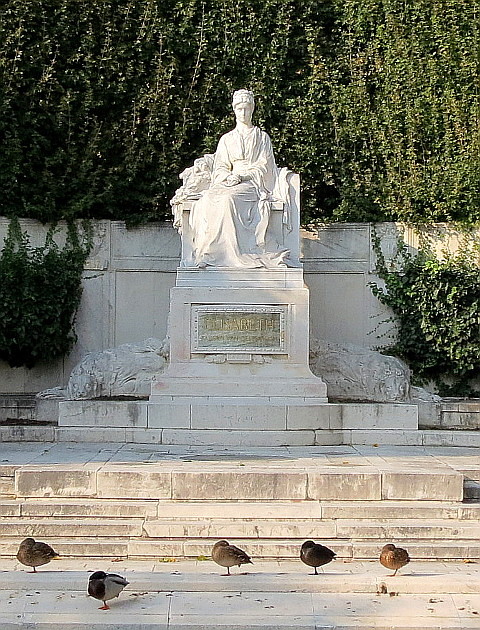 Kaiserin Elisabeth Denkmal im Volksgarten Wien ...