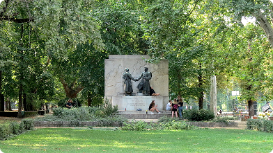 Városmajor in Budapest, Pál Prónay Denkmal ...